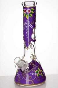 70796627-792c-4882-a514-685ac1642856 13" Flower Artwork Beaker Bong