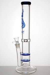 7356f74e-4536-4415-9f78-5b8ae820e565 15" double flat diffuser heavy glass water bong