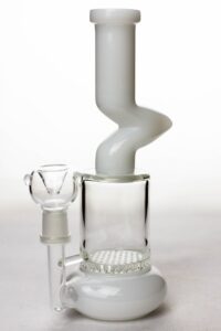 8" honeycomb flat diffused kink bubbler