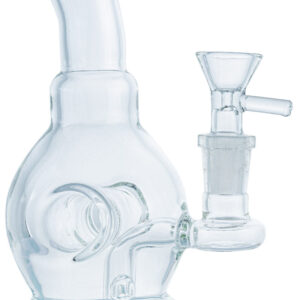 7" Clear Glass Mini Bong