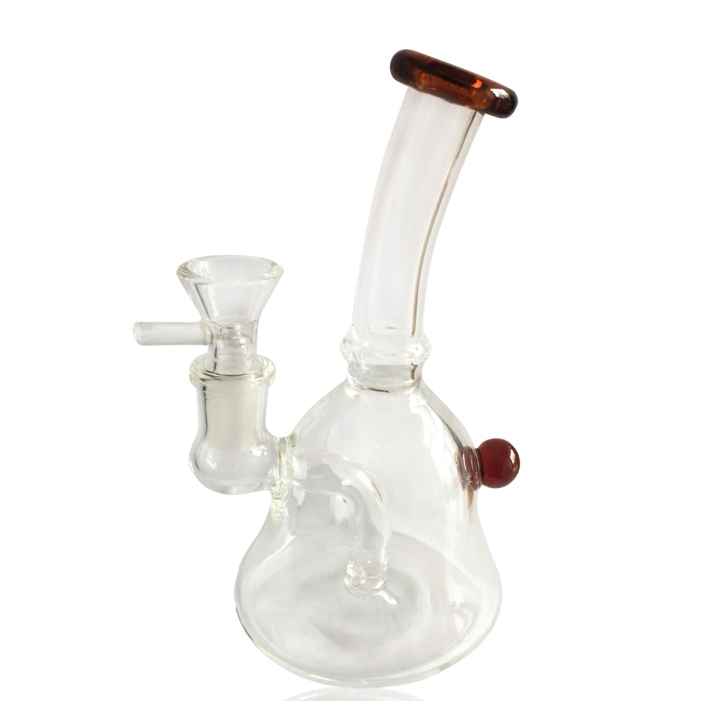 7MiniPortableGlassDabRigWaterPipesForSaleFreeShipping_11 7" Mini Portable Dab Rig