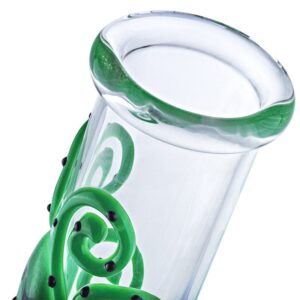 7" Octopus Pattern Glass Bong