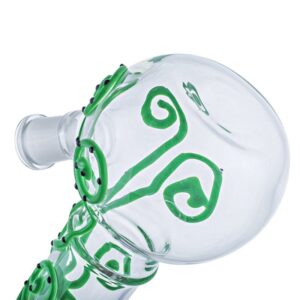 7" Octopus Pattern Glass Bong