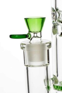 7a2ad31b-54d9-47fe-97d3-c32ee741ea70 18" Ghost thick glass Thriple Flat Diffuser water bong