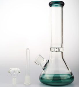 7mm_Extra_Thick_Beaker_Bong_W_Ice_Catcher_Main_Puffing_Bird_Online_Headshop_Whole 7mm Extra Thick Beaker Glass Bong W/ Ice Catcher