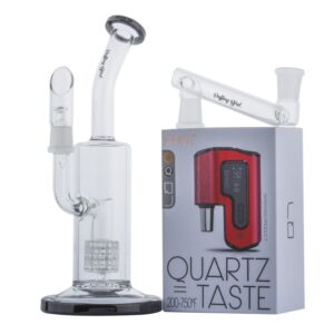 8.2" Mini Matrix Perc Dab Rig w/ Lookah Q7 Electric Dab Nail