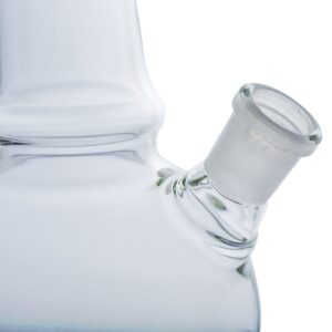 8.3LeafPrintMiniGlassBong_3 8.3" Leaf Print Mini Glass Bong