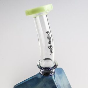 8.5" Blue Cube Glass Dab Rig w/ Lookah Q7 Electric Dab Nail