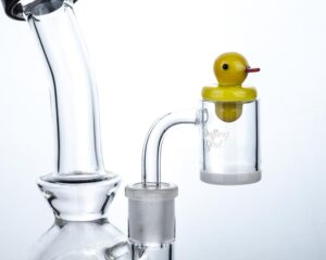 Pyramid Multi-Perc Recycler Glass Bong Set w/ Carb Cap and Banger