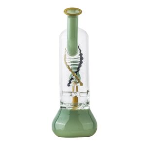 8.7DNAHelixGlassPercBongWaterPipesForSaleFreeShipping_2-1 8.7" DNA Helix Glass Perc Bong