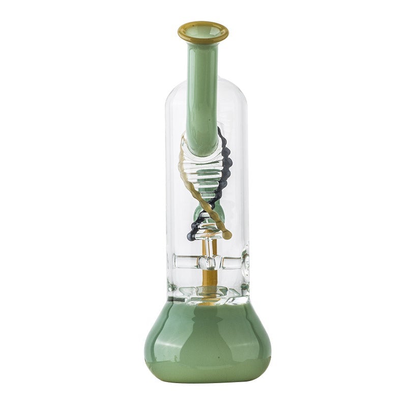 8.7DNAHelixGlassPercBongWaterPipesForSaleFreeShipping_2 8.7" DNA Helix Glass Perc Bong