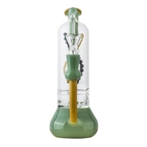 8.7DNAHelixGlassPercBongWaterPipesForSaleFreeShipping_3 8.7" DNA Helix Glass Perc Bong