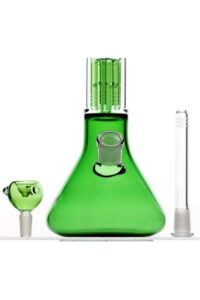 81c720c1-56ae-4975-bc8e-4b9b493ecd87 18" volcano 6 arms colored glass bong