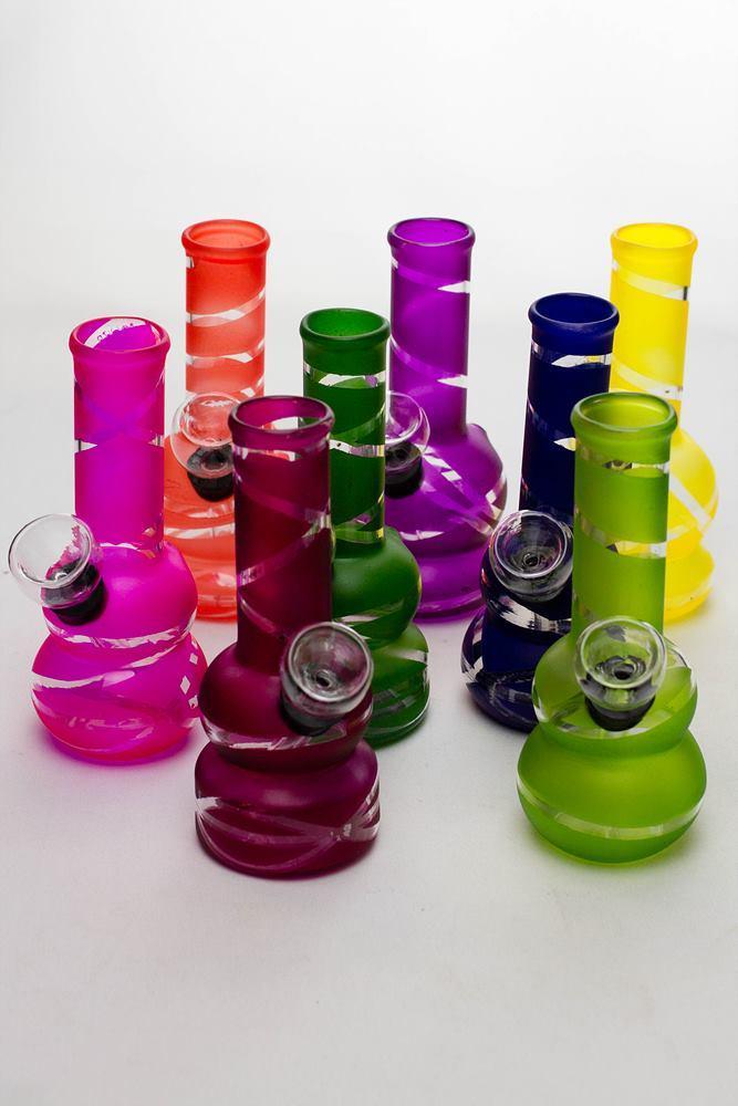 83fe5549-1048-449f-b405-b7336ba8d43c 5" color glass mini water bong