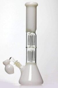 84401725-e1c6-4b88-b8cd-434566886e5e 15" double 6 tree arms percolator glass water bong