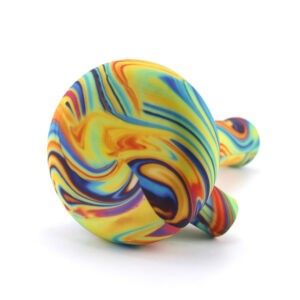 9" Multi Color Swirl Silicone Bong