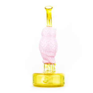 8" Owl Theme Glass Bong
