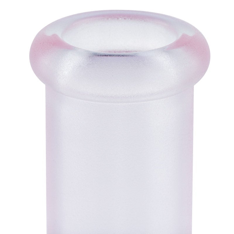 8PinkFrostedGlassBeakerBongWaterPipesForSaleFreeShipping_3 8" Frosted Glass Beaker Bong