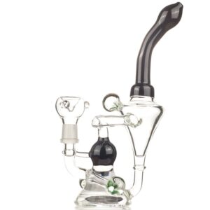 8" Heady Flower Pendant Recycler Dab Rig