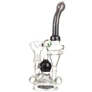 8" Heady Flower Pendant Recycler Dab Rig