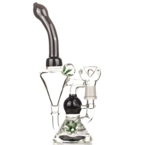 8" Heady Flower Pendant Recycler Dab Rig