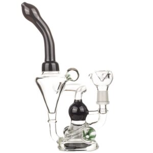 8" Heady Flower Pendant Recycler Dab Rig