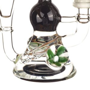 8" Heady Flower Pendant Recycler Dab Rig
