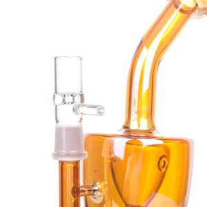 8" Heady Orange Glass Bong
