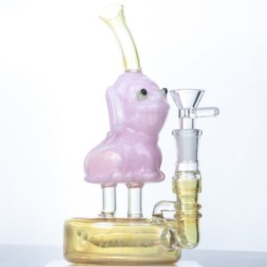 8_inch_Doggie_Theme_Glass_Bong_-_girly_bongs_for_sale_-_Puffing_Bird_5 8" Doggie Theme Glass Bong