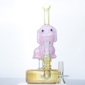 8_inch_Doggie_Theme_Glass_Bong_-_girly_bongs_for_sale_-_Puffing_Bird_6 8" Doggie Theme Glass Bong