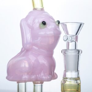 8_inch_Doggie_Theme_Glass_Bong_-_girly_bongs_for_sale_-_Puffing_Bird_7 8" Doggie Theme Glass Bong