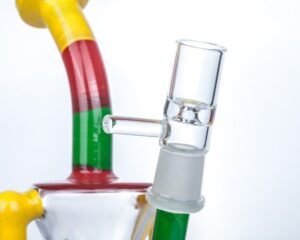 8" Rasta Color Recycler Dab Rig