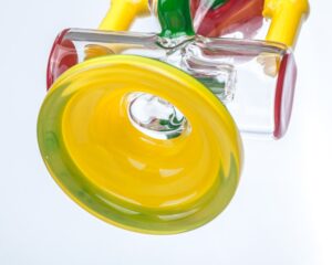 8" Rasta Color Recycler Dab Rig