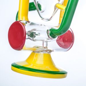 8" Rasta Color Recycler Dab Rig