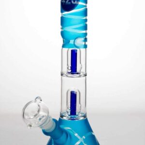 12" infyniti double shower head beaker Bong