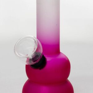 5" Two tone color glass water bong