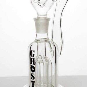 7" 6-arm diffuser glass water bong