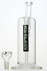 95464262-0361-4f26-b330-7fef340176c6 12" Ice Glass Beanpole Stem Bubbler