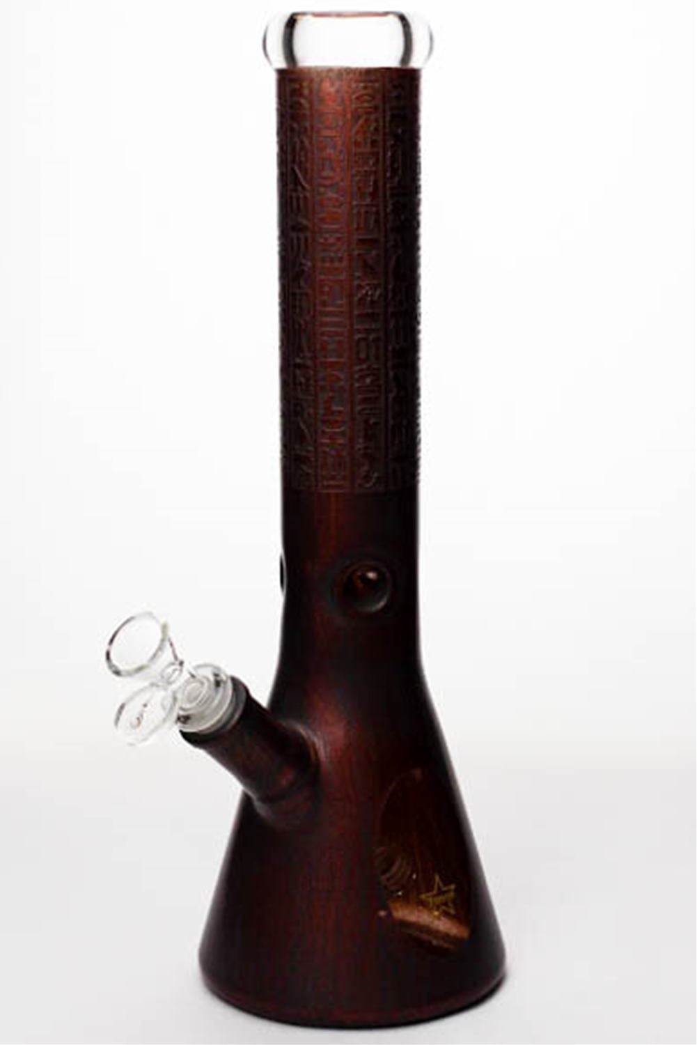 974b2360-290a-4fd8-b77a-a97759acc9c4 14" Genie Egyptian Hieroglyphs Classic Beaker Bong