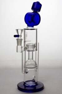 12" infyniti glass honey comb and shower head diffuser recycled bong