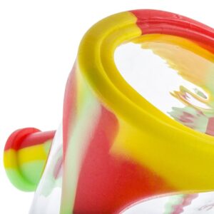 9" Horn Silicone Glass Bong
