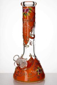 9b0842f8-5af4-4022-b62d-2b96fe6be231 13" Flower Artwork Beaker Bong