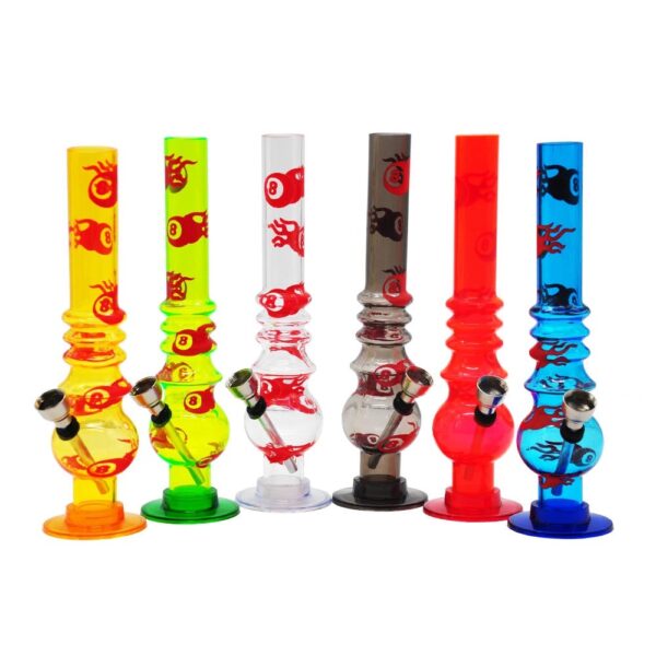 8" Acrylic Bong Heady Pattern