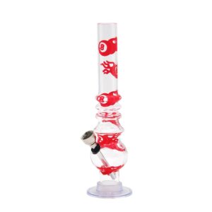 8" Acrylic Bong Heady Pattern