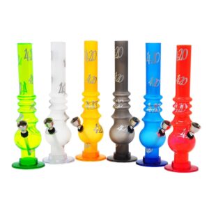 8" Acrylic Bong 420 Pattern(Random Color)