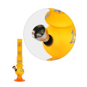 8" Acrylic Bong 420 Pattern(Random Color)