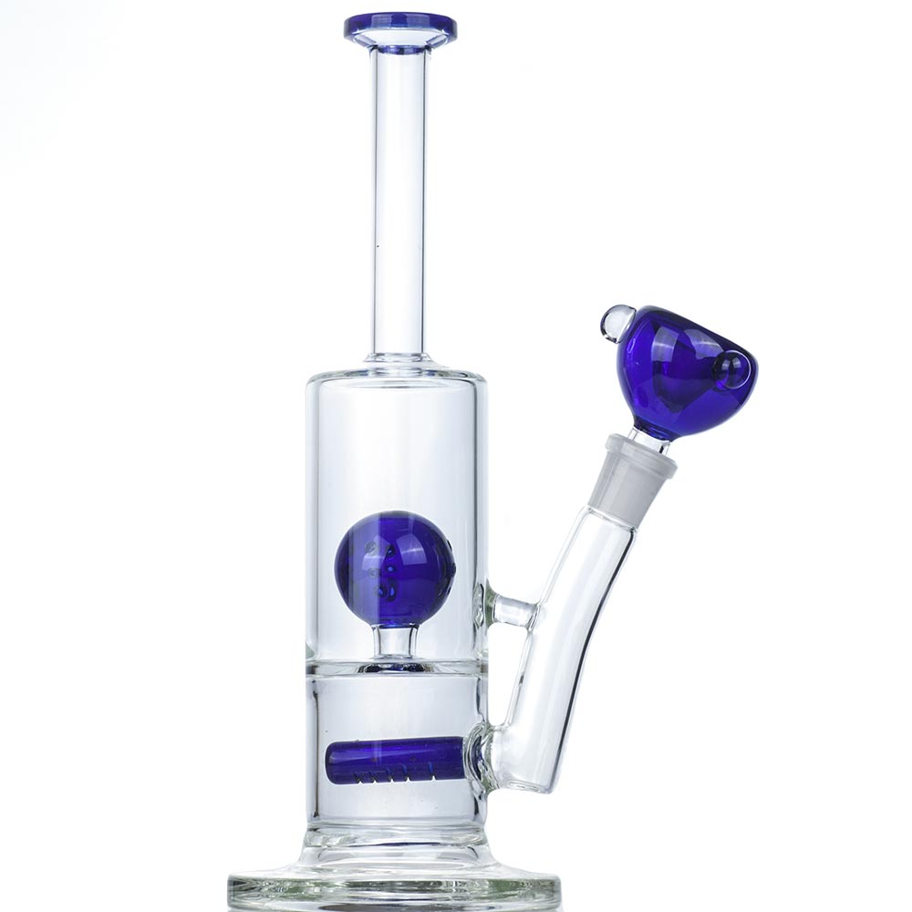 Ball_Perc_Glass_Bong_-_Inline_Percolator_Glass_Bongs_For_Sale_-_Puffing_Bird_1 10" Inline Ball Percolator Glass Bong