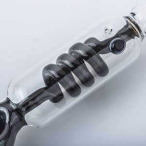 Black Glycerin Freezable Coil Glass Hand Pipe