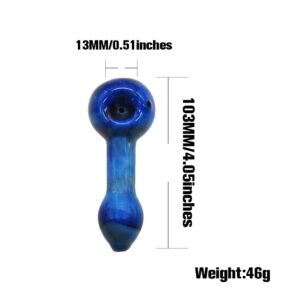 Blue Glass Marijuana Pipe