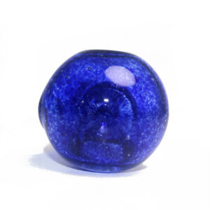 Blue Spiral Pattern Glass Pipe